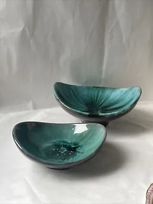 Buy Blue Mountain Pottery Blue Green Bowls • 11.50£