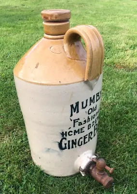 Buy Fab Vintage Large Mumby`s Old Fashioned Home Brewed Ginger Beer Flagon With Tap • 100£