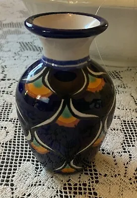 Buy Cute Made In Mexico Pottery Hand Painted Vase  • 7.56£