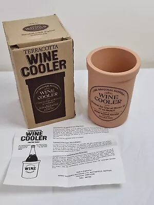 Buy Terracotta Wine Cooler Henry Watson Pottery Original Suffolk New Boxed. • 19£