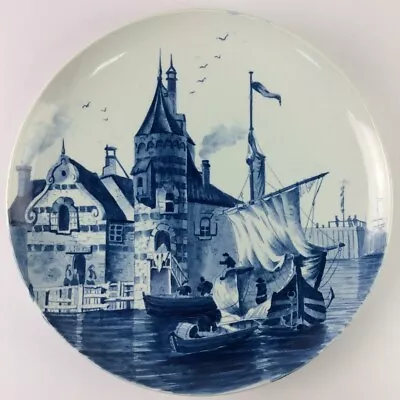 Buy Villeroy And Boch Mettlach Delft Style Ship Scene Charger Plate 12 In Diameter • 21£