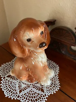 Buy Vintage Royal Copley Cocker Spaniel Sitting Dog Ceramic Figurine • 10.52£