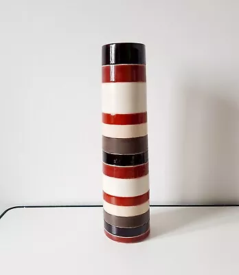 Buy Studio Art Striped Vase Retro 1970s Style 14  (36cm) Tall Vintage  • 20£