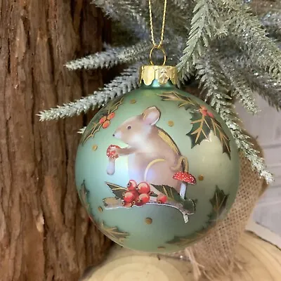 Buy Woodland Wildlife Christmas Tree Bauble Decoration Gisela Graham Birds Rabbit  • 8.89£