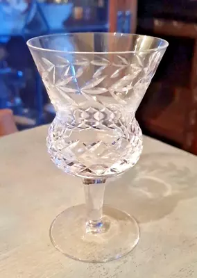 Buy Edinburgh Crystal Thistle Shaped Wine Glasses Measure 5  Tall • 14.95£