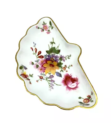 Buy Royal Crown Derby Bone China Floral Trinket Dish 5inch • 9.99£