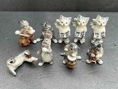Buy Vintage Kyd / Beswick Cat Orchestra Ornament Figurines Anthropomorphic Cats • 9.99£