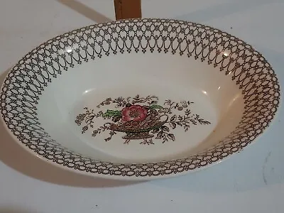 Buy Myott Son Co England Bonnie And Dundee Oval Serving Bowl • 14.23£
