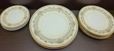 Buy 5x Person Aynsley Henley Plate Set Dinner Salad Side Plates • 99.99£