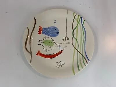 Buy Vtg Gustavsberg Swedish Hand Painted Fish Plate II “Löja” By Stig Lindberg Rare • 216.67£