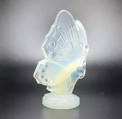 Buy Vintage Sabino France Opalescent Art Glass Butterfly Open Wings 2.5 Inches Tall • 71.03£