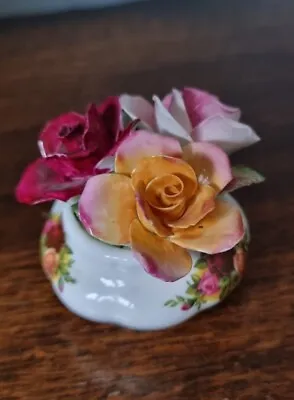 Buy Royal Albert OLD COUNTRY ROSES Small Trinket Posy / Bouquet • 7.99£