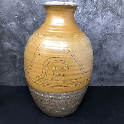Buy Ray FINCH For Winchcombe Pottery Large Vase 27 Cm Salt Glaze Meander Decor  #953 • 220£