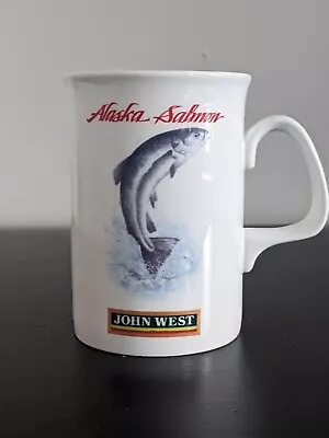 Buy Rare Duchess John West Salmon Coffee Mug Alaska Salmon Fine Bone China England • 8£
