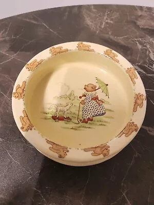 Buy Baby Dish Vintage SylvaC Ware England Teddy Bears Pottery Keepsake Gift • 6£