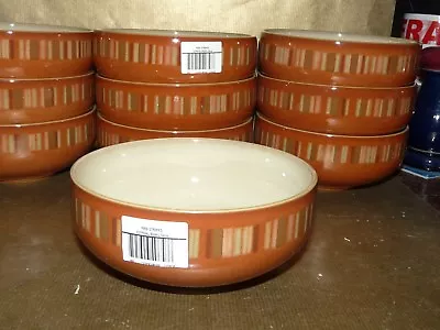 Buy Denby Fire Chilli Stripes Cereal / Soup Bowl 6  Diameter New / Unused • 10.99£