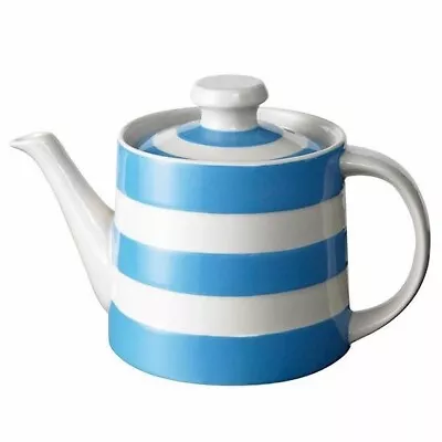 Buy Cornishware 4 Cup Classic British Striped Teapot Blue - 67cl • 49£