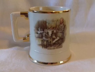 Buy Mary And The Fat Boy - David Dines With Micawber Pottery Mug Gold Edging  • 10£