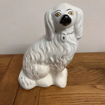 Buy Antique Mantle Dog Ornamental Ceramic Staffordshire King Charles Spaniel 20cm • 14.99£