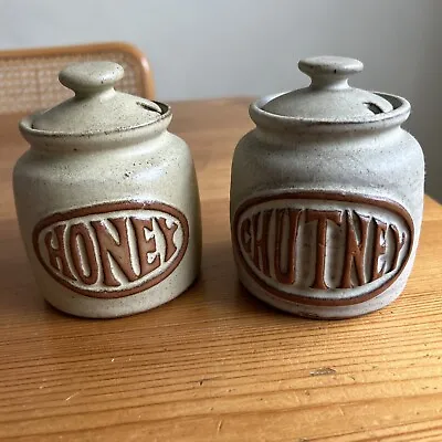 Buy Louis Hudson Cornish Kitchenware  Chutney Pot  And Similar Honey Pot. • 11.50£