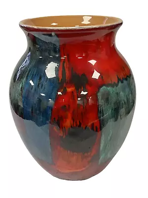 Buy Poole Pottery Vase Abstract Home Decoration Flowers Multi-Coloured  • 23£