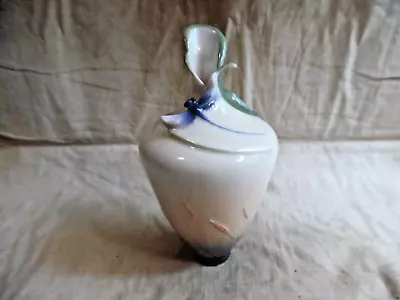 Buy Beautiful Vase With Dragonfly Design By Franz • 38.13£