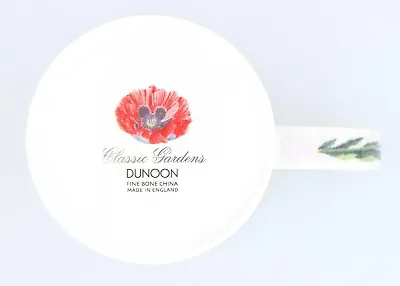 Buy Dunoon Fine Bone China CLASSIC GARDENS POPPY Mug • 20£
