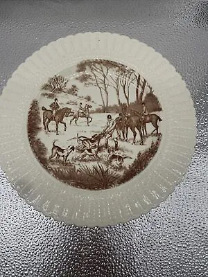 Buy Vintage ROYAL CAULDON England  The Kill” Display Collector Plate Fox Hunt • 23.98£