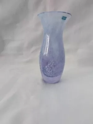 Buy Caithness Glass MISTY Purple And White Speckled ‘Art Glass’ Bud Vase • 12£