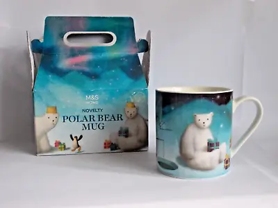 Buy Marks And Spencer  M&S Home  Novelty Polar Bear Mug Boxed • 12£