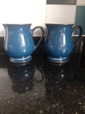 Buy 2 X Denby Boston Blue Craftsman Mugs • 16£