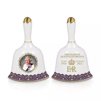 Buy Celebrate The Life Of Queen Elizabeth II 1926-2022 Commemorative Hand Bell • 10£