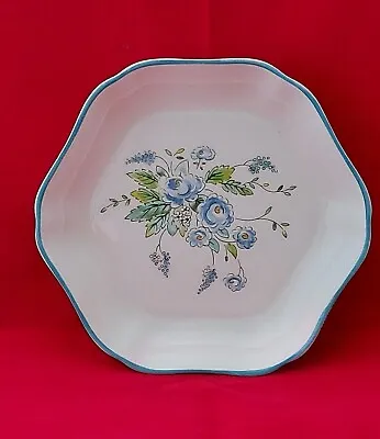 Buy Coalport Tintern  Dish  Bone China Pin Dish/jam, Cream Dish Blue & White Flowers • 5£