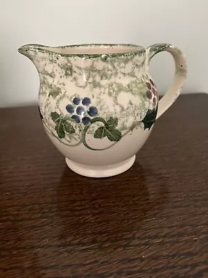 Buy Vintage Poole Pottery Hand Painted Floral Creamer Jug Holly And Ivy 4 Inch • 15£