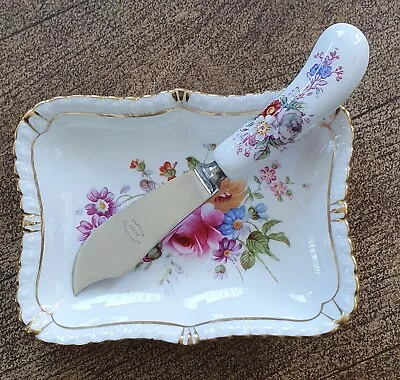 Buy Royal Crown Derby Butter Knife And Dish • 14.99£