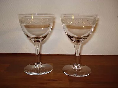 Buy 2 X EJBY REDWINE CLARET Glasses JACOB E. BANG For HOLMEGAARD Denmark • 37.80£