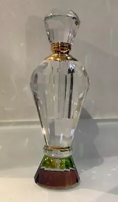Buy Perfume Bottle Clear Cut Glass With Prism Effect 6.25  High. • 35£