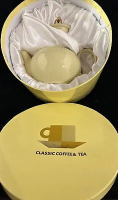 Buy Classic Coffee & Tea Porcelain Teapot 17.5 Fl Oz • 20.43£