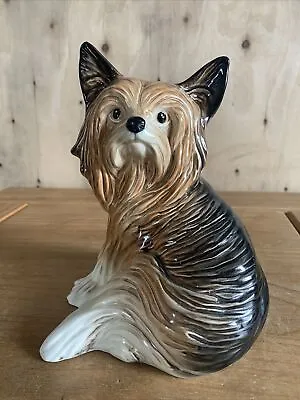 Buy Vintage Melba Ware Ceramic Sitting Yorkshire Terrier Dog Ornament Figure Yorkie • 9.99£