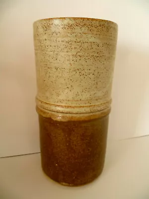 Buy Vintage David Frith Brookhouse Dfp Mark Studio Art Pottery 7.25'' Cylinder Vase • 54.75£