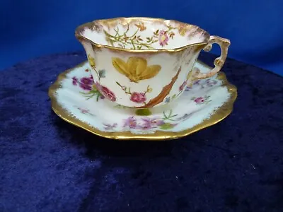 Buy Hammersley & Co Cup And Saucer, Bone China Mismatch 1890, • 52£