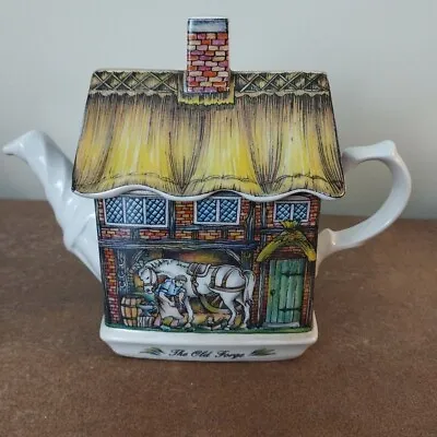 Buy Vintage Sadler  English Country Houses  'The Old Forge' Novelty Teapot • 9.95£