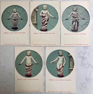Buy Genuine Rare Vintage Postcards Of Della Robbia's 10 Putti In Fasce 1930s • 15£