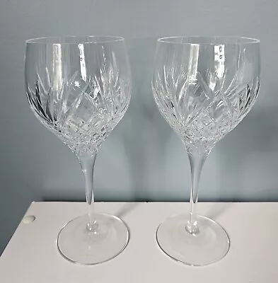 Buy 2 Rare Royal Doulton Crystal WESTMINSTER Red Wine Glasses 7.75” Signed • 33.31£