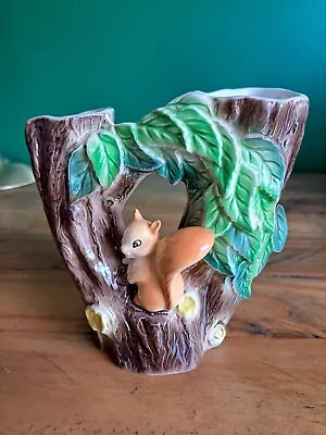 Buy Vintage Hornsea Pottery Fauna Twin Vase Squirrel • 6£