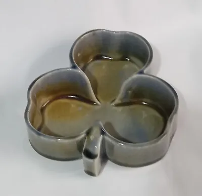 Buy Shamrock Or Clover Leaf Shaped Irish Porcelain Trinket Dish By Wade Pottery • 10£