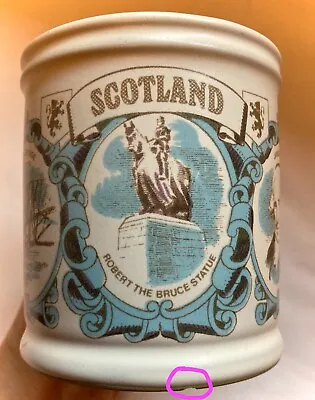 Buy Vintage Denby Mug Scotland Edinburgh Castle Forth Bridge James Watt • 0.99£
