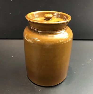 Buy Vintage Stoneware Lidded Storage Jar/Pot • 18.50£
