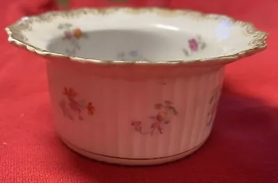 Buy Antique Porcelain Royal Bavarian Ramekin Custard Cup Flowers Gold Trim • 9.54£