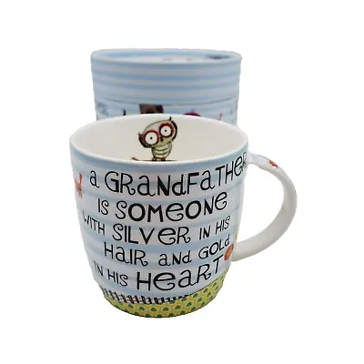 Buy The Good Life Grandfather Queens Churchill Mug Fine China Owl With Box 240ml Tea • 12.75£
